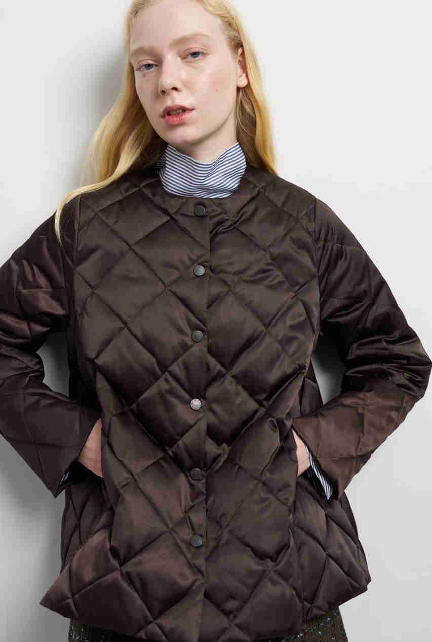 LANVIN en Bleu TAIONxLIMONTA East ジャケット (ブラウン, 38) ランバン オン ブルー ELLE SHOP LANVIN en Bleu TAIONxLIMONTA East ジャケット (ブラウン, 38) ランバン オン ブルー ELLE SHOP