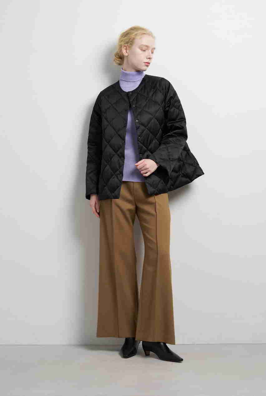 【美品】LANVIN en Blue 山羊革 キルティング ジャケット濃茶38 LANVIN en Bleu(ランバン オン ブルー)｜【予約販売