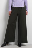 ウールツイルゴムワイドパンツ