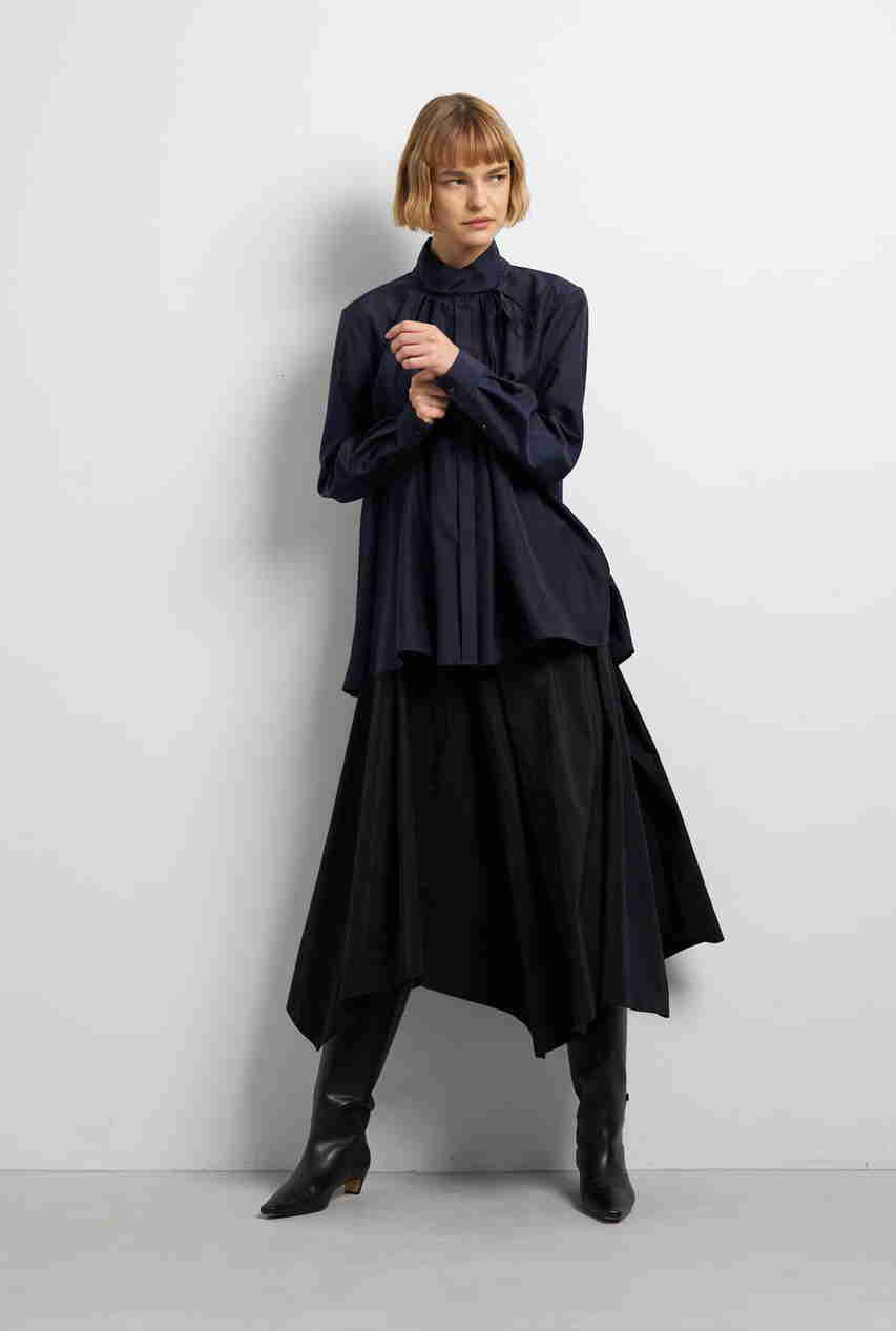 極美品✨ランバンオンブルー LANVIN コットンモチーフ刺繍ブラウス ブラック 撥水ブライトローンブラウス | LANVIN en Bleu (Women)/ランバン