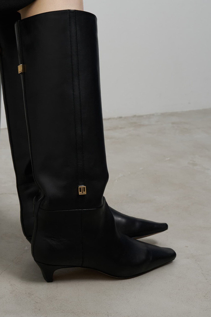 LANVIN en Bleu(ランバン オン ブルー)｜チャームレザーロングブーツ