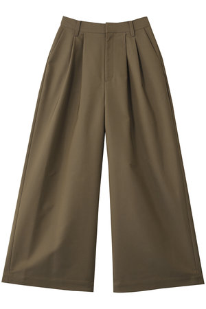 ランバン オン ブルー/LANVIN en Bleuのコットンギャバツータックパンツ(110600/110601)