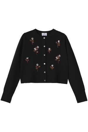 新品未使用　ランバンオンブルー　22AW エアヤーン　ダブルカフス　ニット　38 LANVIN en Bleu｜ランバン オン ブルーのカーディガン（ニット