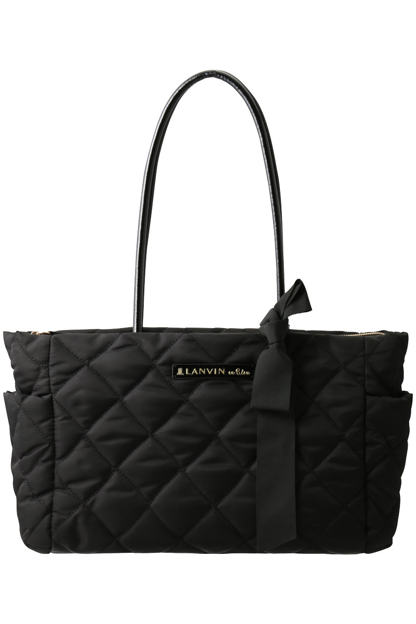 LANVIN en Bleu オルセー バデッドトート 484640 (ブラック, F) ランバン オン ブルー ELLE SHOP LANVIN en Bleu オルセー バデッドトート 484640 (ブラック, F) ランバン オン ブルー ELLE SHOP