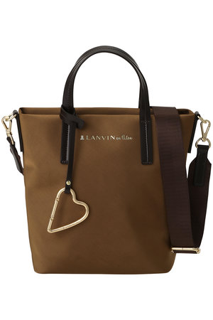 定価42,900円ランバンオンブルーキャメルバイカラー上品ケープニットコート LANVIN en Bleu｜ランバン オン ブルーの通販｜ELLE SHOP (エル