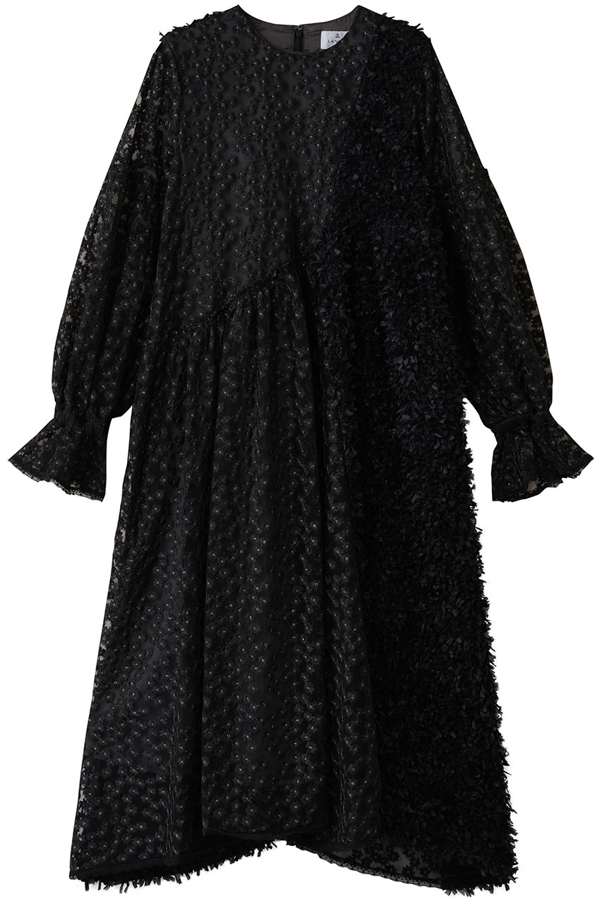 LANVIN en Bleu ミニフラワーレースワンピース (ブラック, 38) ランバン オン ブルー ELLE SHOP LANVIN en Bleu ミニフラワーレースワンピース (ブラック, 38) ランバン オン ブルー ELLE SHOP