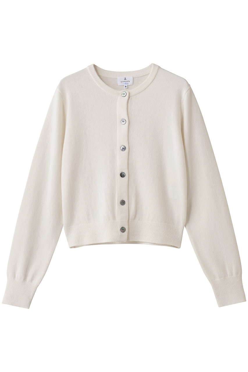 ランバン オン ブルー/LANVIN en Bleuのクルーネックニットカーディガン(オフ/3596811)