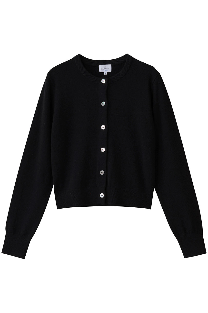 クルーネックニットカーディガン