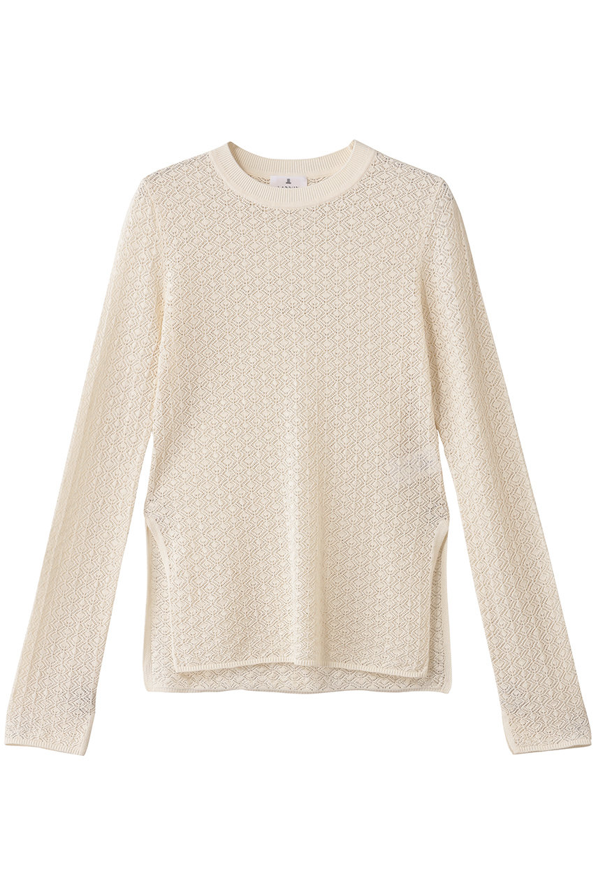 ランバン オン ブルー/LANVIN en Bleuのシアーレースニット(オフ/3596814)