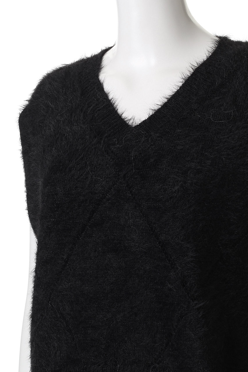 LANVIN en Bleu(ランバン オン ブルー)｜シャギーアイレットベスト