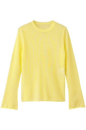 ランバン オン ブルー/LANVIN en Bleuのシアーリブフレアカフスニット(110300/110301)