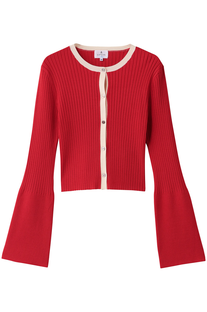 LANVIN en Bleu(ランバン オン ブルー)｜バイカラーリブショート