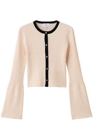 ランバンオンブルー ロングカーディガン シアーレイヤードカーディガン|LANVIN en Bleu | LANVIN en Bleu