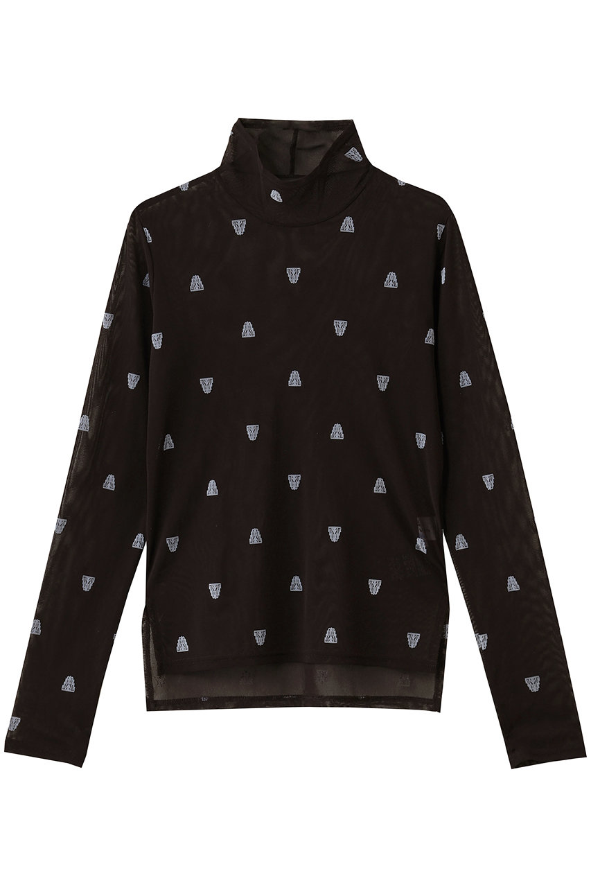 LANVIN en Bleu Art DECO 100e チュールカットソー (ブラウン, 38) ランバン オン ブルー ELLE SHOP LANVIN en Bleu Art DECO 100e チュールカットソー (ブラウン, 38) ランバン オン ブルー ELLE SHOP