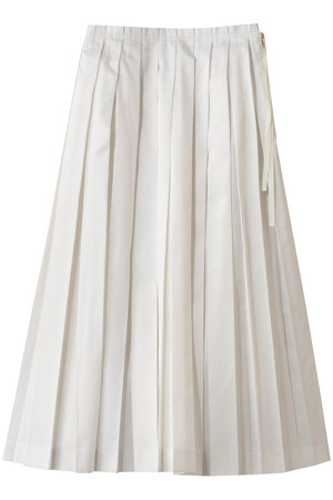 ランバン オン ブルー/LANVIN en BleuのLIMONTA Eastサテンプリーツスカート(110700/110703)