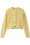 フォックスカシミヤショートカーディガン ランバン オン ブルー/LANVIN en Bleu イエロー