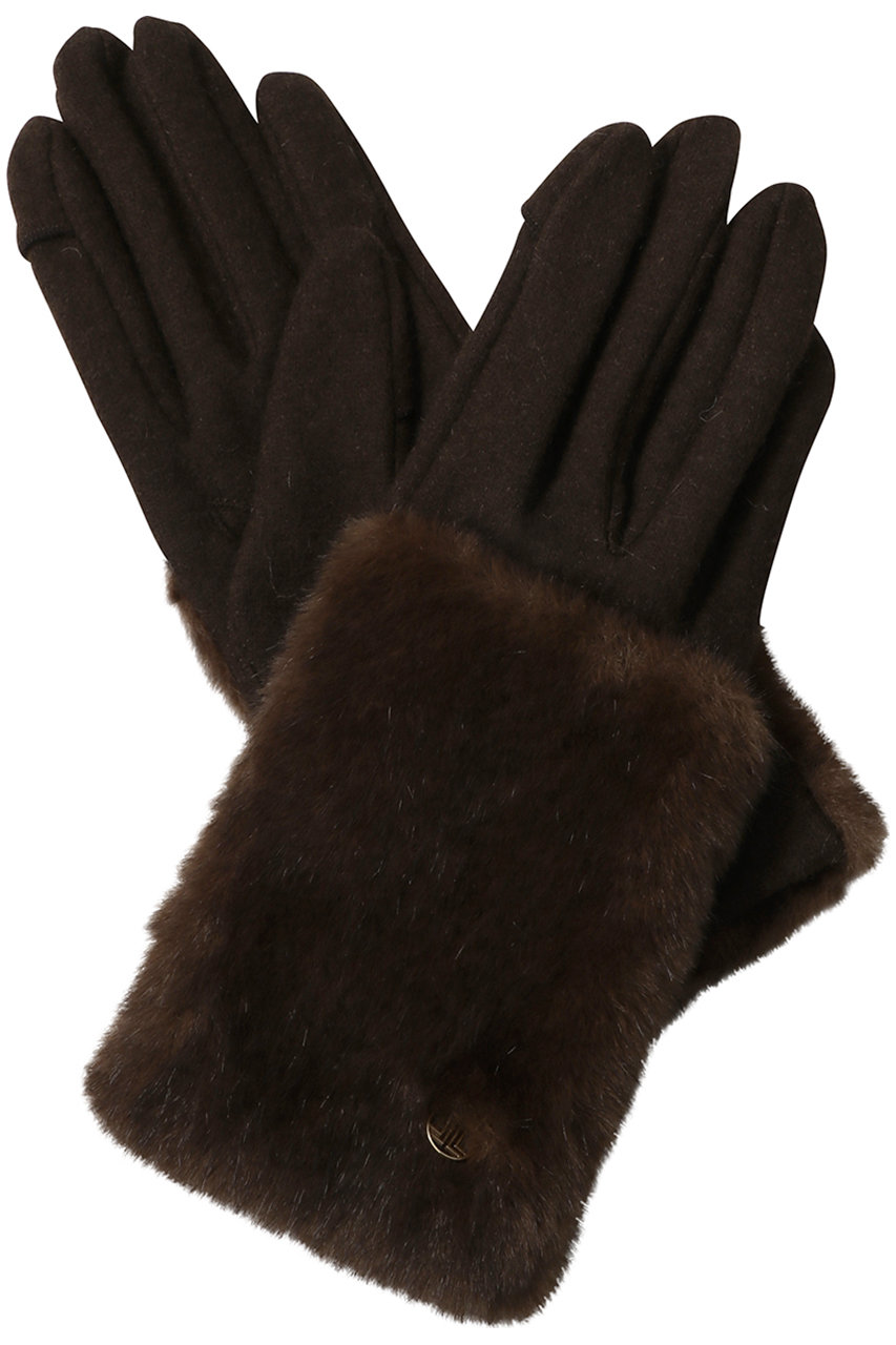 ISSEY MIYAKE me フェイクファー マフラー 手袋 セット ISSEY MIYAKE イッセイミヤケ レディース マフラー スヌード プリーツ