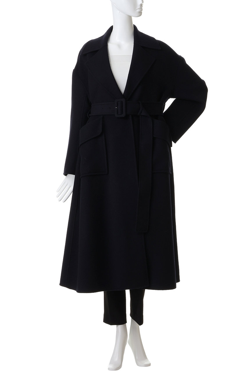 LANVIN en Bleu(ランバン オン ブルー)｜ウールリバーフレアコート