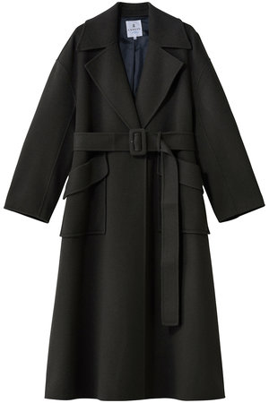 ランバン オン ブルー/LANVIN en Bleuのウールリバーフレアコート(110900/110903)