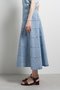 【予約販売】Lee×LANVIN en Bleuデニムフレアスカート ランバン オン ブルー/LANVIN en Bleu