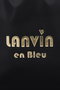 サイドフリルドロストトートバッグ(大) ランバン オン ブルー/LANVIN en Bleu
