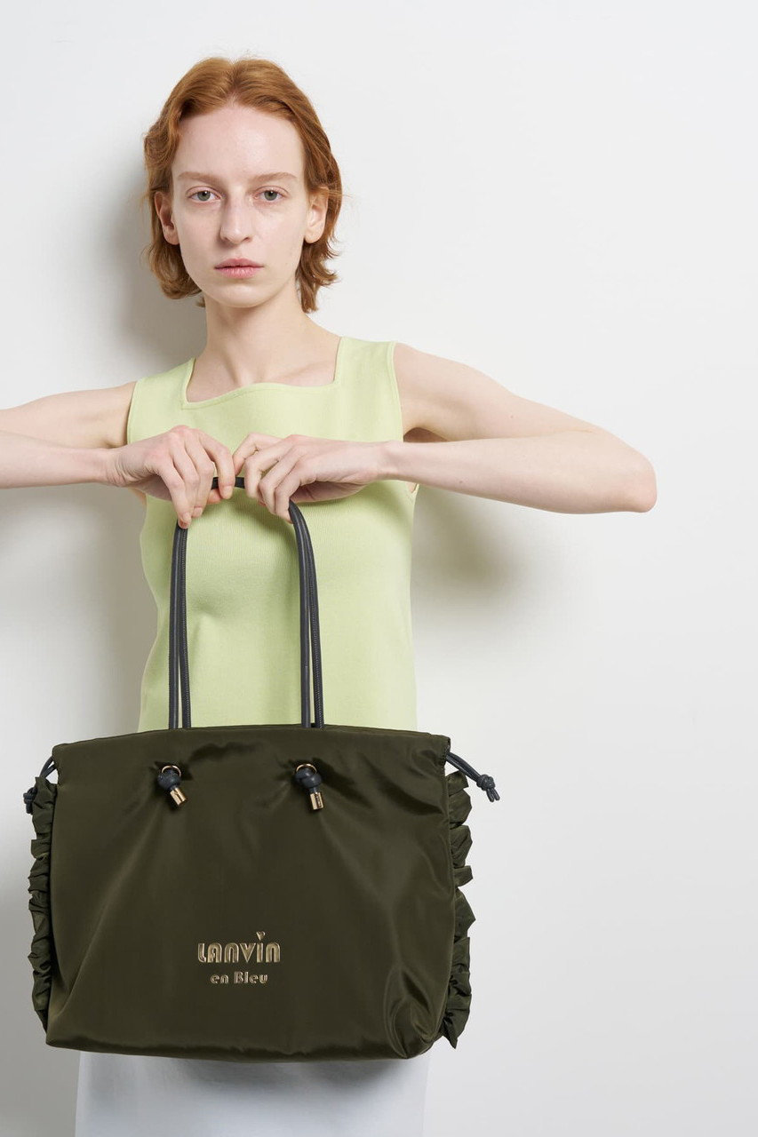 LANVIN en Bleu(ランバン オン ブルー)｜サイドフリルドロストトート
