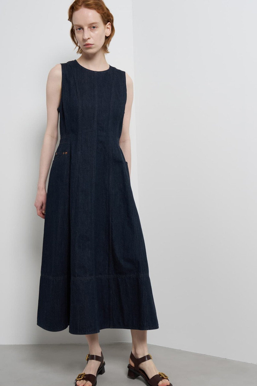 ランバン オン ブルー/LANVIN en Bleuの【予約販売】Lee×LANVIN en Bleuデニムワンピース(ネイビー/3636318)
