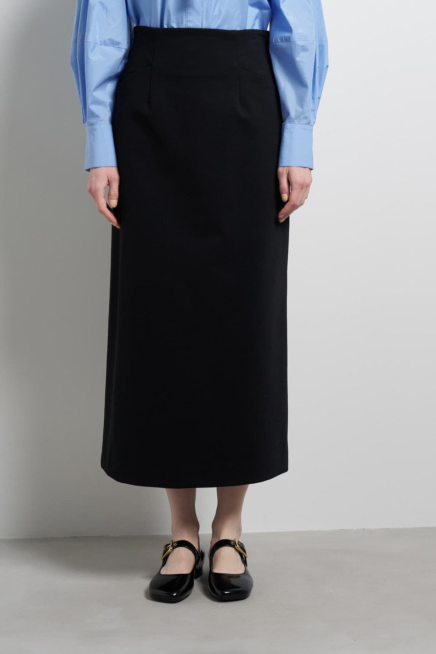 ランバン オン ブルー/LANVIN en Bleuの【予約販売】ストレッチポンチタイトスカート(ブラック/3636508)