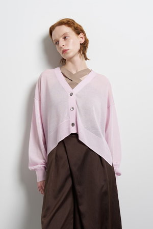 ランバン オン ブルー/LANVIN en Bleuの【予約販売】Ｖネックショートカーディガン(110300/110303)