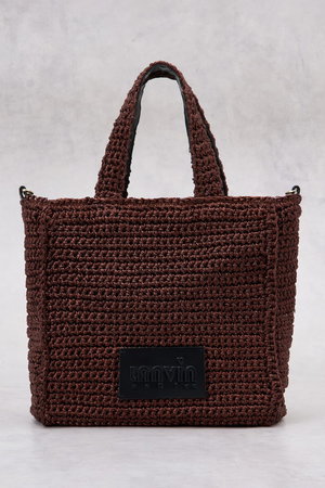 ランバン オン ブルー/LANVIN en Bleuの【予約販売】メタリック編み込みトートバッグ(120200/120201)