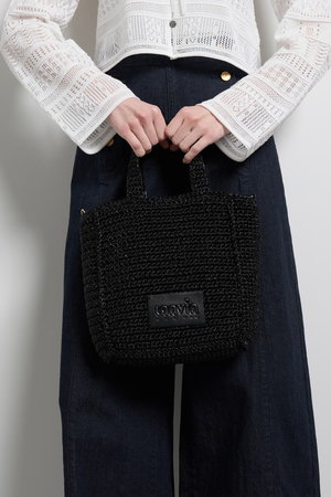 ランバン オン ブルー/LANVIN en Bleuの【予約販売】メタリック編み込みトートバッグ(120200/120201)