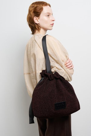 ランバン オン ブルー/LANVIN en Bleuの【予約販売】ラメグログランギャザーバッグ(120100/120101)