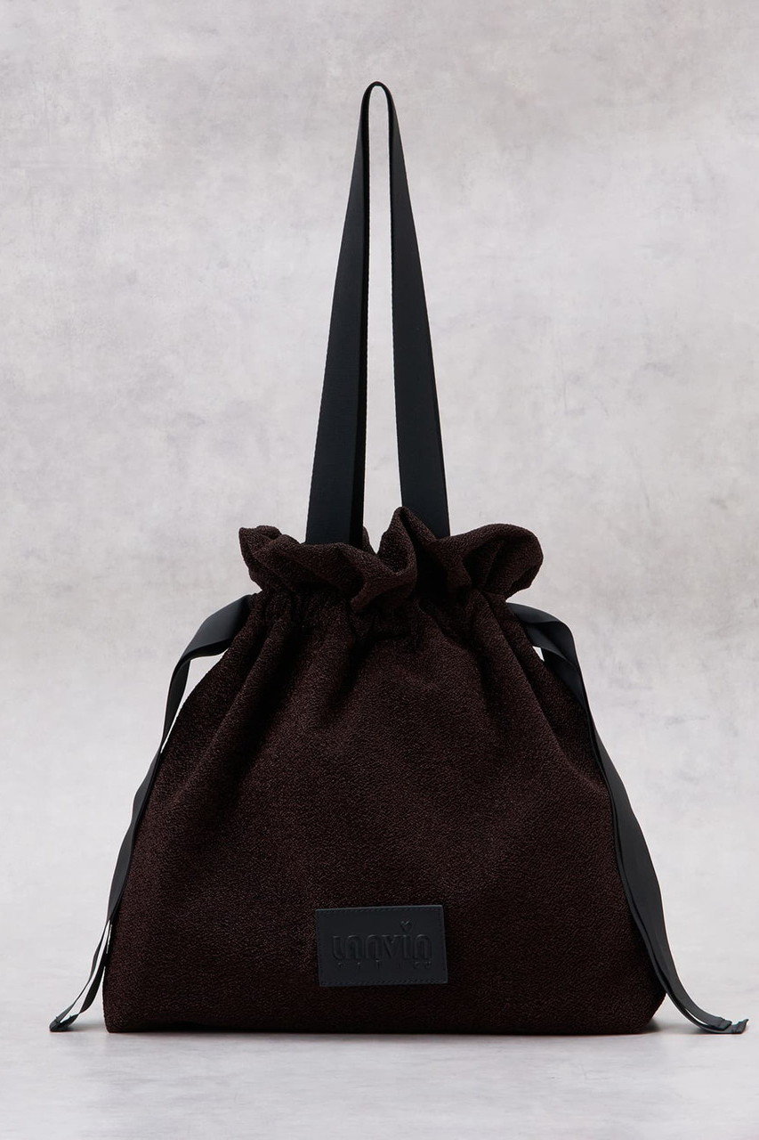 ランバン オン ブルー/LANVIN en Bleuの【予約販売】ラメグログランギャザーバッグ(ブラウン/3646008)