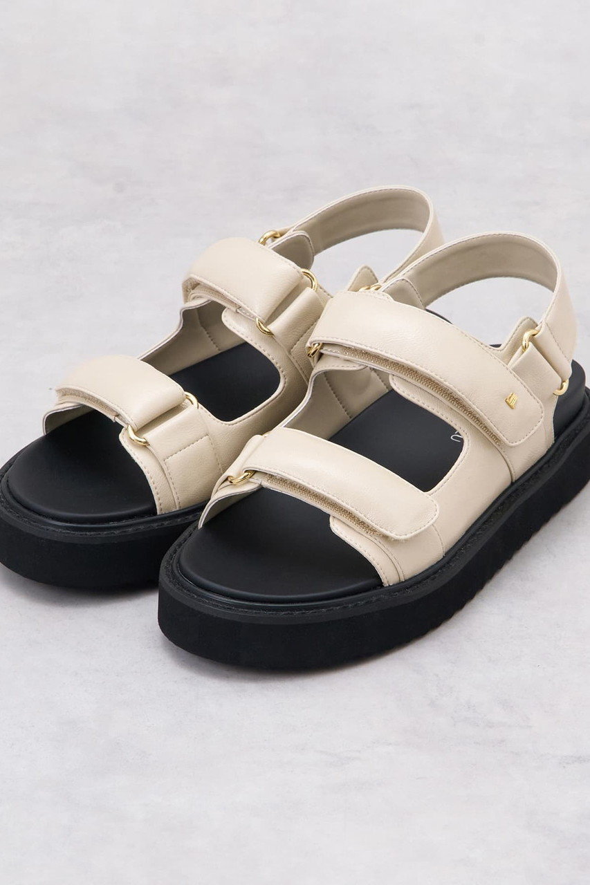 ランバン オン ブルー/LANVIN en Bleuの【予約販売】パデットフラットサンダル(ベージュ/3646023)