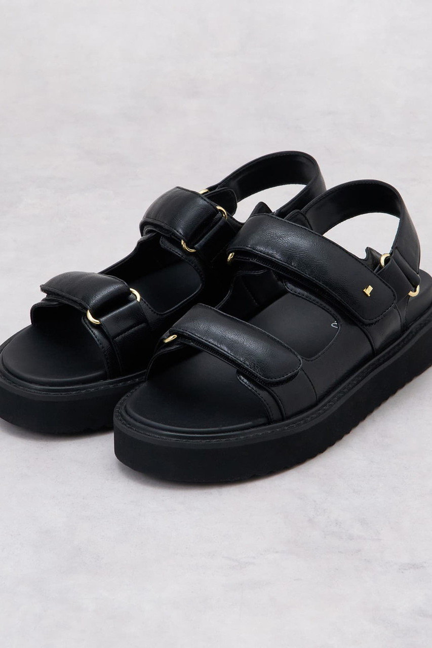 ランバン オン ブルー/LANVIN en Bleuの【予約販売】パデットフラットサンダル(ブラック/3646023)