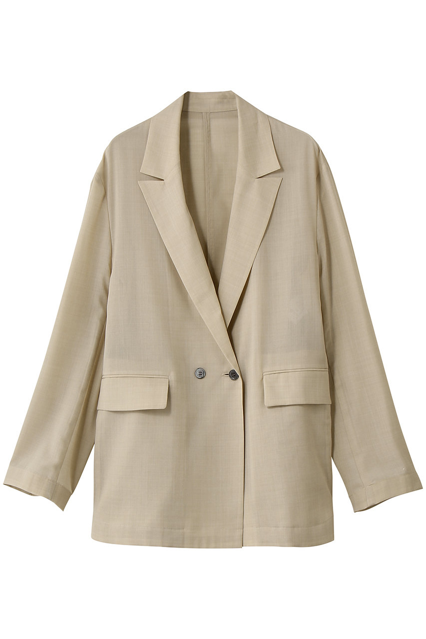 ランバン オン ブルー/LANVIN en Bleuのシアーウールテーラードジャケット(ベージュ/3646211)