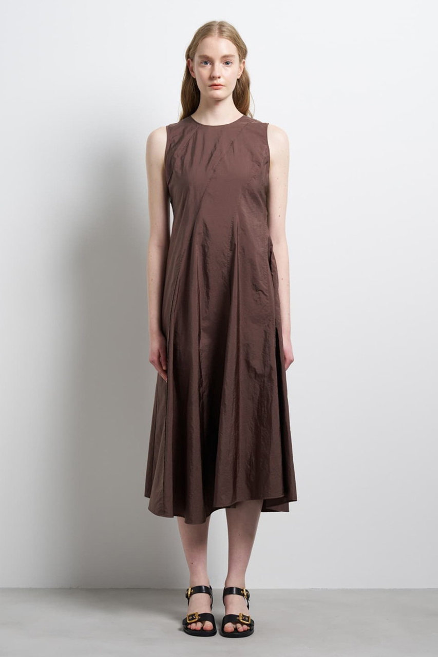 ランバン オン ブルー/LANVIN en Bleuの【予約販売】エスカルゴフレアワンピース(ブラウン/3646316)