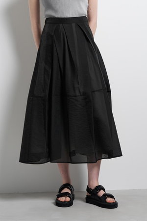 ランバン オン ブルー/LANVIN en Bleuの【予約販売】シアータックフレアスカート(110700/110703)