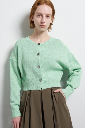 ランバン オン ブルー/LANVIN en Bleuの【予約販売】メランジニットカーディガン(110300/110303)