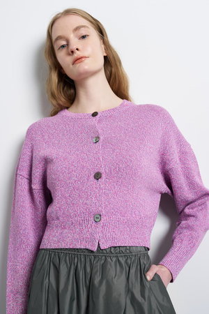 ランバン オン ブルー/LANVIN en Bleuの【予約販売】メランジニットカーディガン(110300/110303)