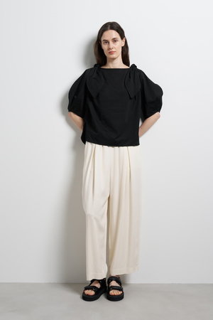 ランバン オン ブルー/LANVIN en Bleuの【予約販売】ショルダーリボンカットソー(110100/110102)