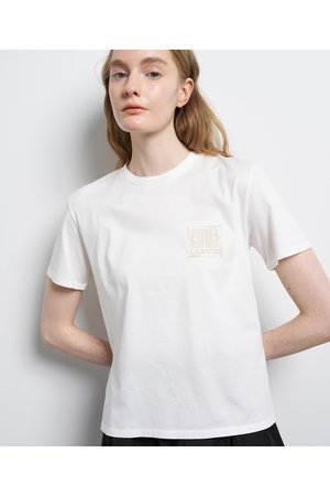 ランバン オン ブルー/LANVIN en Bleuの【予約販売】ワンポイントスクエアロゴＴシャツ