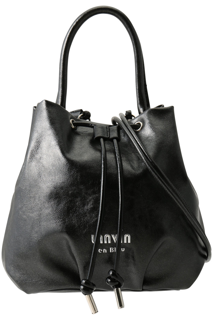 ランバン オン ブルー/LANVIN en Bleuのメタリックハートショルダーバッグ(ブラック/3616001)