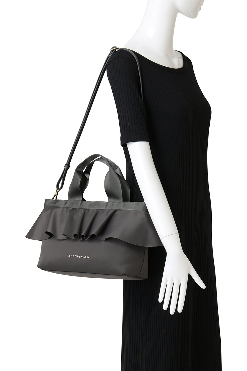 LANVIN en Bleu(ランバン オン ブルー)｜ラッフルフリルトートバッグ
