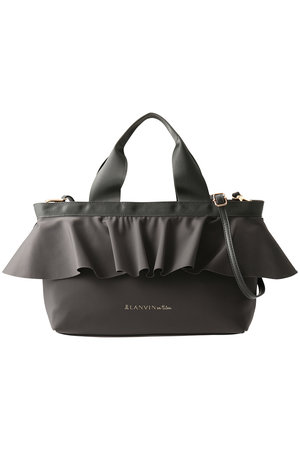 ランバン オン ブルー/LANVIN en Bleuのラッフルフリルトートバッグ(120200/120201)