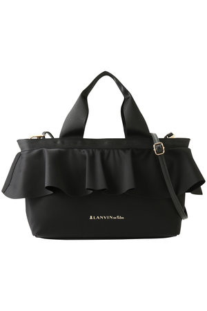ランバン オン ブルー/LANVIN en Bleuのラッフルフリルトートバッグ(120200/120201)
