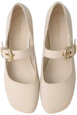 ランバン オン ブルー/LANVIN en Bleuのバックルベルトパンプス(130100/130101)