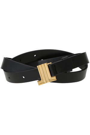 ランバン オン ブルー/LANVIN en BleuのＪＬメタルバックルレザーベルト(140500/140501)