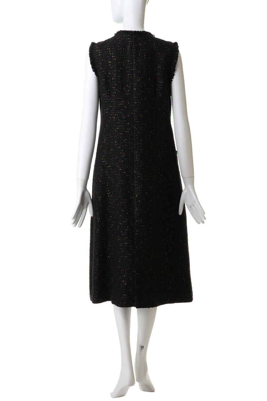 LANVIN en Bleu(ランバン オン ブルー)｜ツイードジレワンピース/オフ