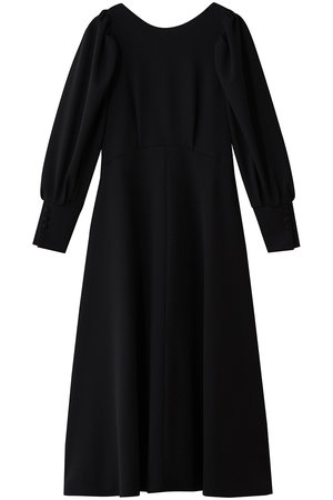 ランバン オン ブルー/LANVIN en Bleuのカットジョーゼットフレアワンピース(110500/110503)